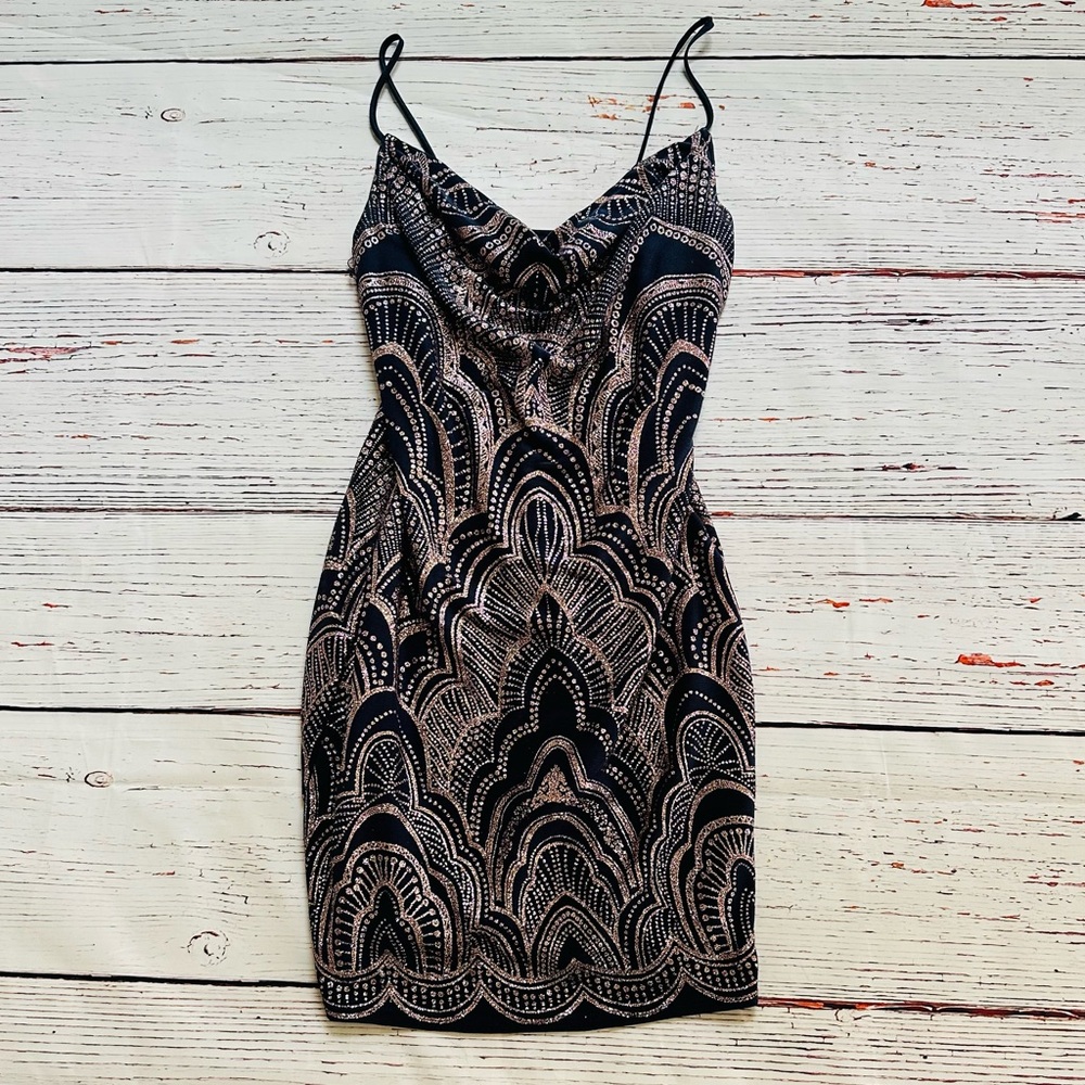 Women’s Navy Mini Formal Dress! Size M
